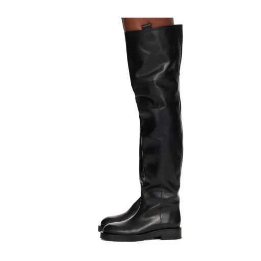 Round-Toe High Boots