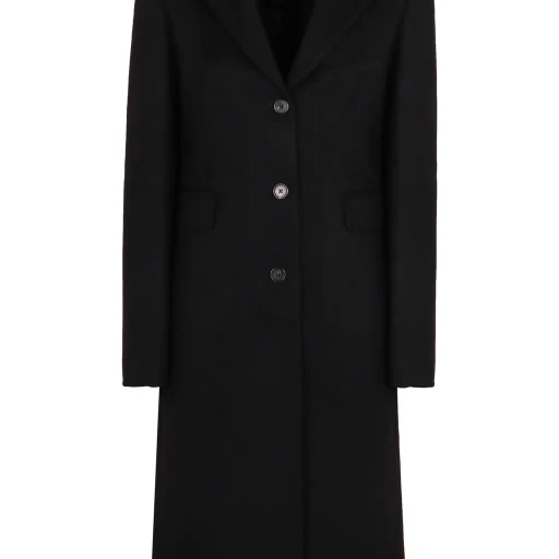 The Row Long Sleeved Single Breasted Coat