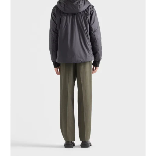 Prada Logo-Patch Zipped Jacket