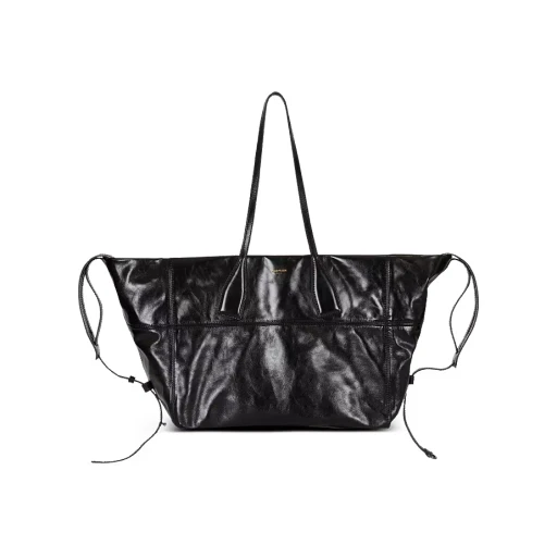 Track Zips Calfskin Tote Bag