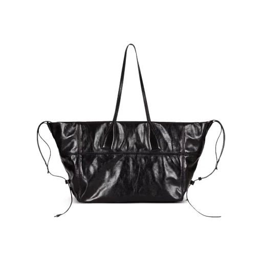 Track Zips Calfskin Tote Bag