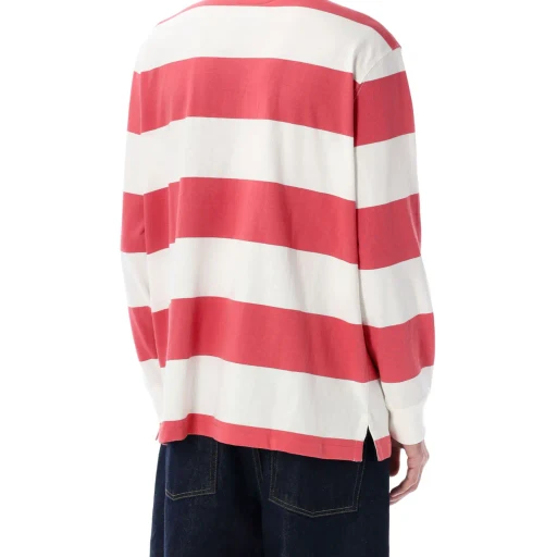 Polo Ralph Lauren Logo Embroidered Striped Polo Shirt