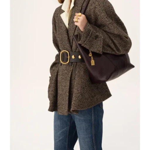 Chloé Spin Charm Detailed Tote Bag