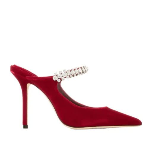 Pointed-Toe High-Heeled Sandals