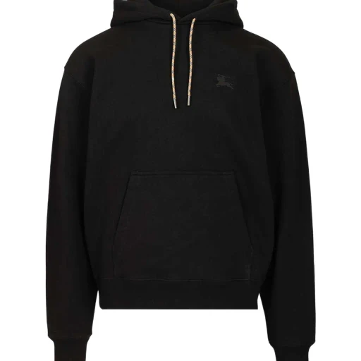 Burberry Checked Drawstring Hoodie