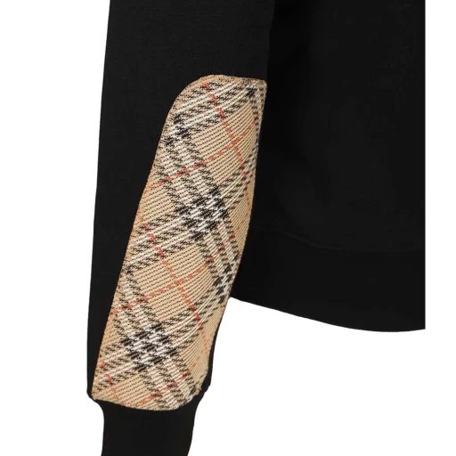 Burberry Checked Drawstring Hoodie