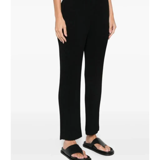 Issey Miyake Pleated Tapered-Leg Pants