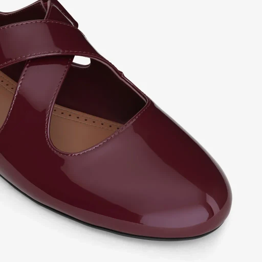Buckle-Strap Ballet Flats
