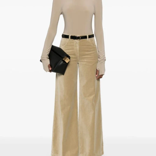 Wide-Leg Casual Pants