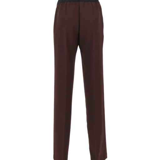 Elasticated-Waist Trousers