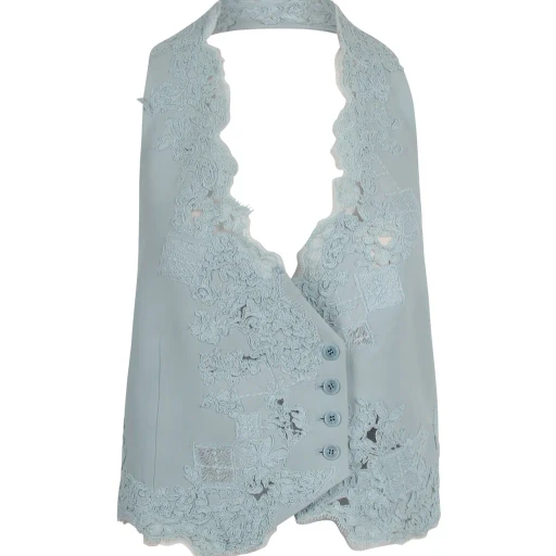 Ermanno Scervino Laced Open Back Vest