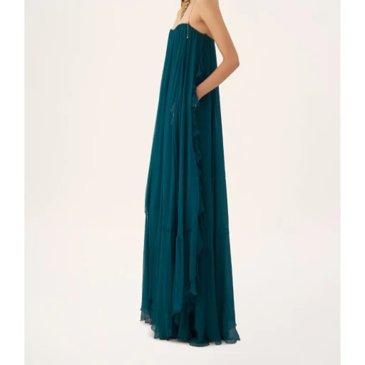 Chloé Sleeveless Ruffled Long Dress