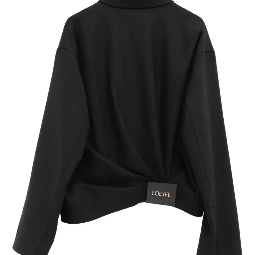 Loewe Zip-Up Draped Jacket