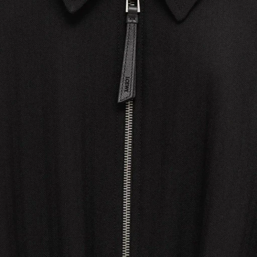Loewe Zip-Up Draped Jacket