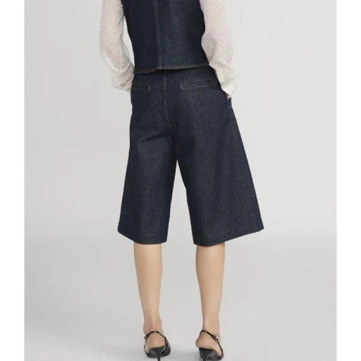Frame Pleat Detailed Tailored Shorts