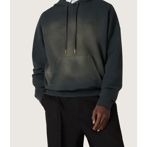 Golden Goose Deluxe Brand Bleached Effect Drawstring Hoodie