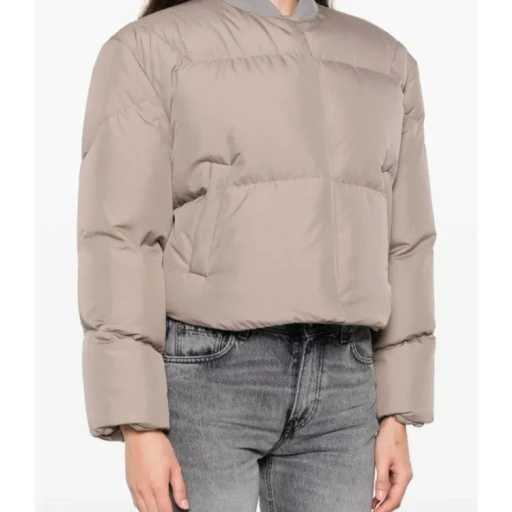 Long-Sleeved Down Jacket