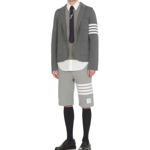 Thom Browne 4-Bar Knitted Blazer