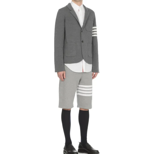 Thom Browne 4-Bar Knitted Blazer