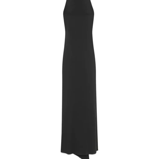 Saint Laurent Back-Tie Sleeveless Dress