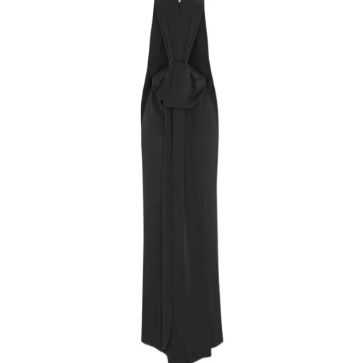 Saint Laurent Back-Tie Sleeveless Dress