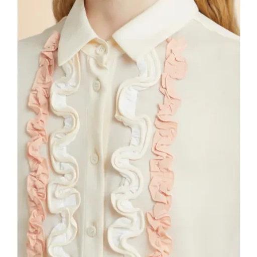 Marni Ruffled Georgette Shirt