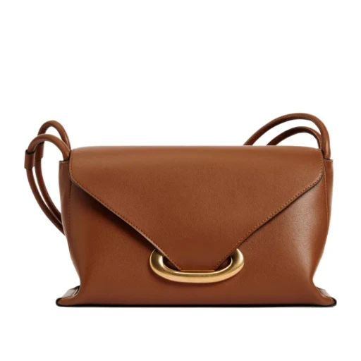 Gold-Tone Hardware Shoulder Bag