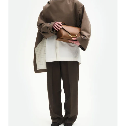 Gold-Tone Hardware Shoulder Bag