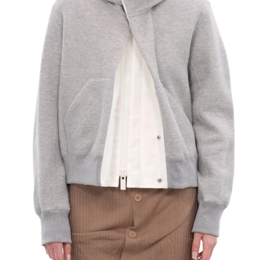 Long-Sleeved Hooded Jacket