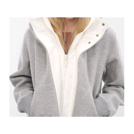 Long-Sleeved Hooded Jacket