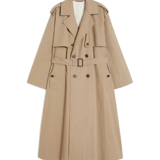 Long-Sleeved Trench Coat