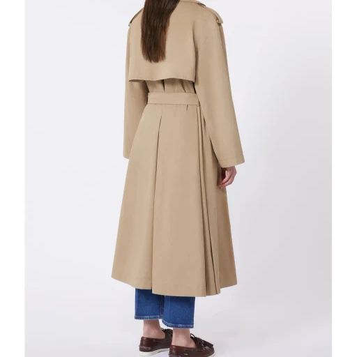 Long-Sleeved Trench Coat