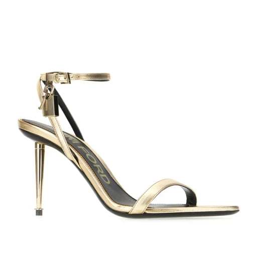 Pointed-Toe High-Heeled Sandals