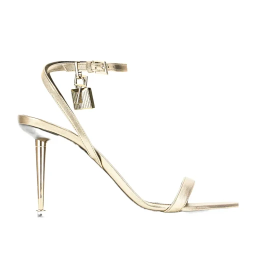 Pointed-Toe High-Heeled Sandals