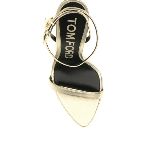 Pointed-Toe High-Heeled Sandals