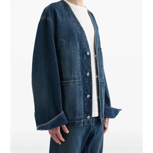 Patch Pocket Cotton Shirt Jacket