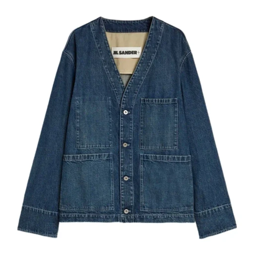 Patch Pocket Cotton Shirt Jacket