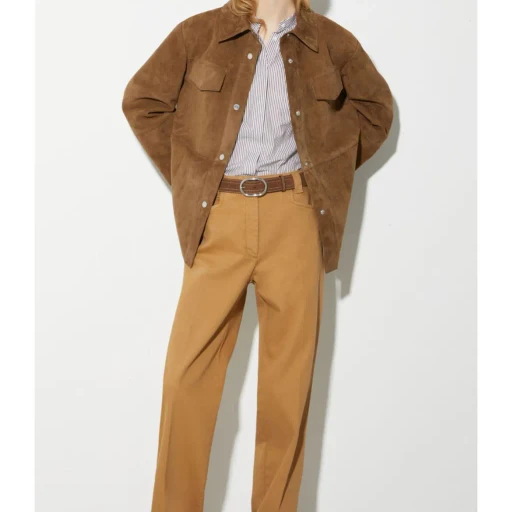 Suede Shirt Jacket
