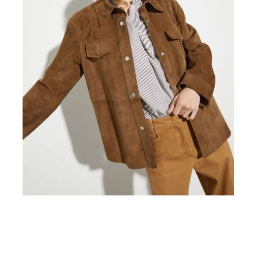 Suede Shirt Jacket