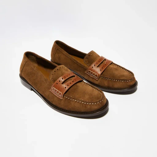 Suede Loafers