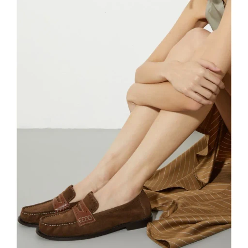Suede Loafers