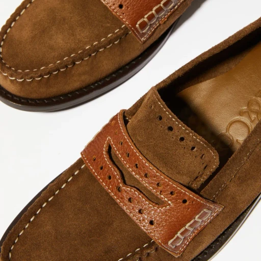 Suede Loafers