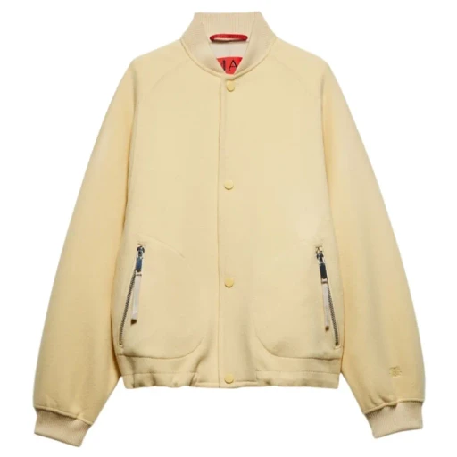 Double-Layer Wool Bomber Jacket
