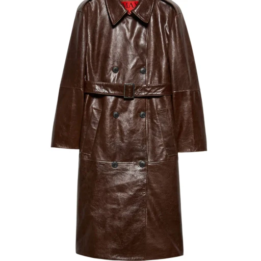 Long-Sleeved Trench Coat