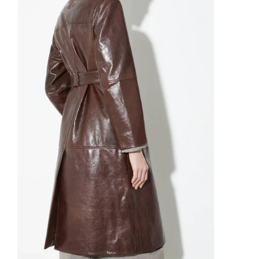 Long-Sleeved Trench Coat