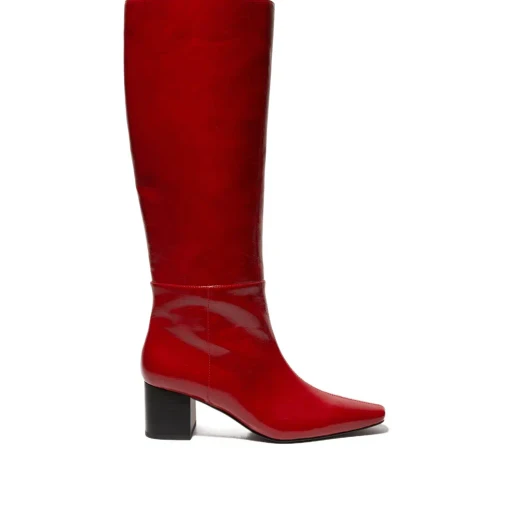 Chunky-Heeled Knee-High Boots