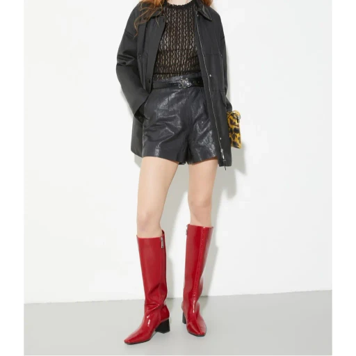 Chunky-Heeled Knee-High Boots