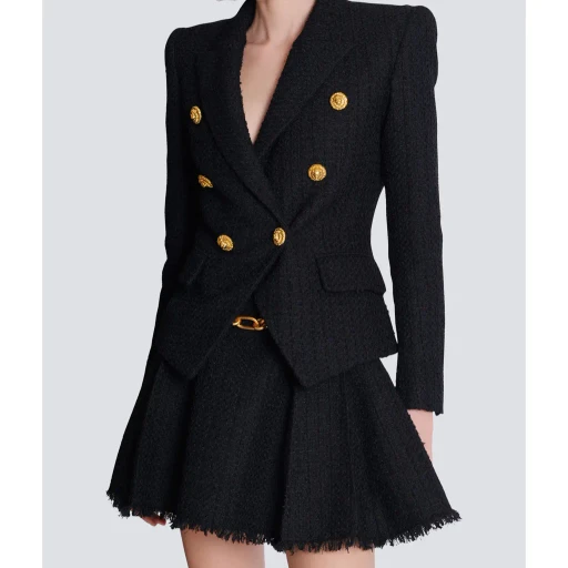 Balmain 6-Buttons Tweed Jacket