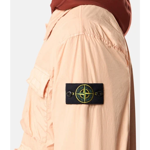 Stone Island Logo Patch Buttoned Overshirt