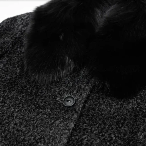 Wool-Collar Coat